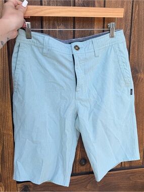 O'Neill Light Blue Men's Flat Front Shorts hybrid